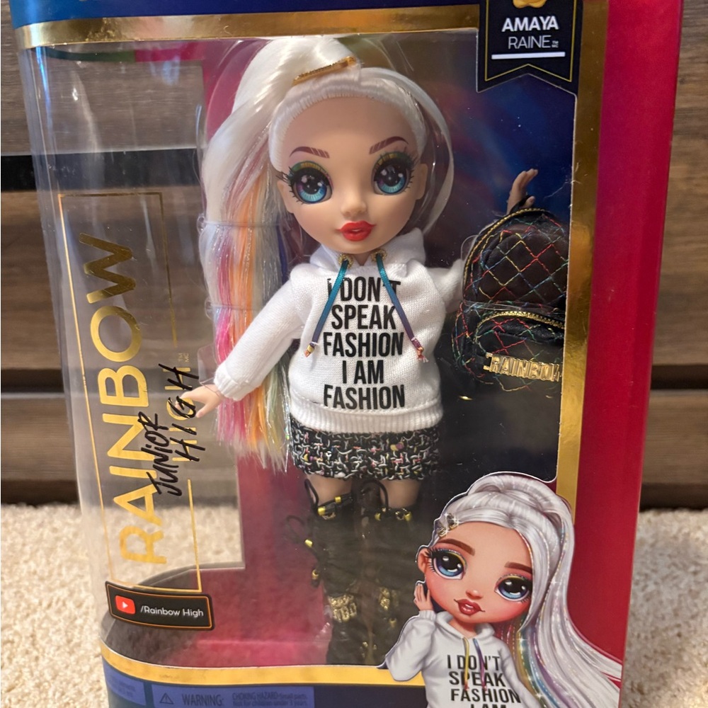 Rainbow High Amaya Raine Doll with White Outfit